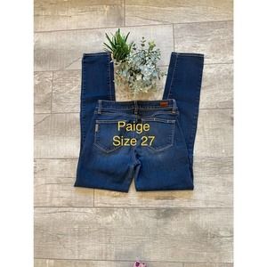 Paige Skyline skinny jeans blue 27